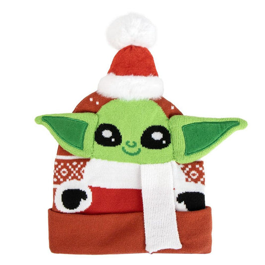 the mandalorian star wars christmas hat