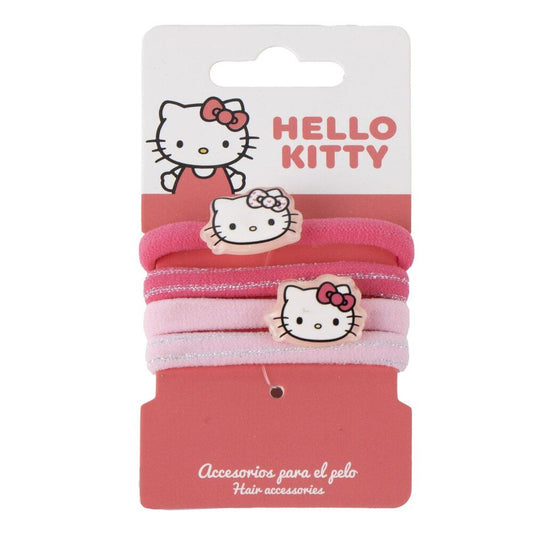 blister of 4 hello kitty scrunchies