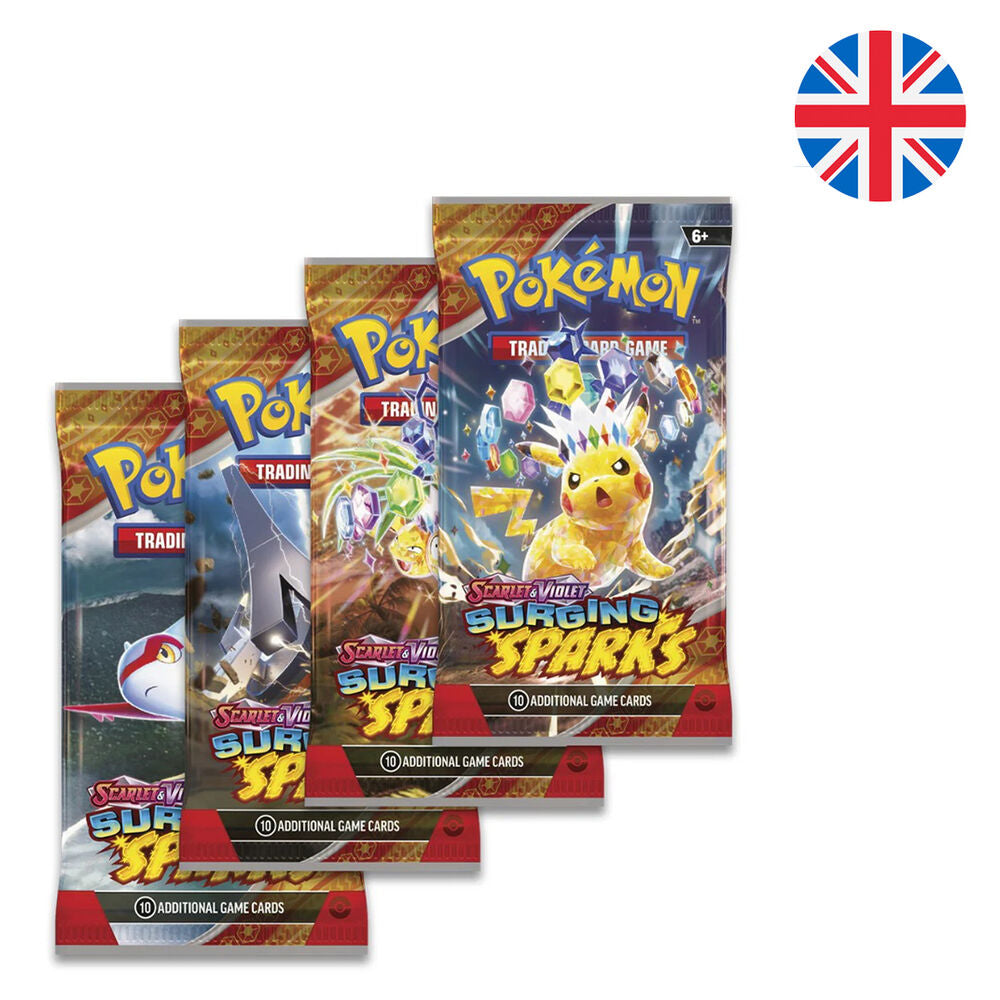about sparks scarlet and purple pokemon cards (english)