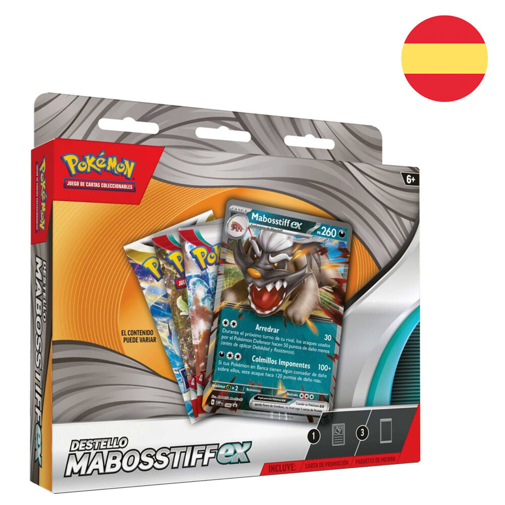mabosstiff ex pokemon card game (spanish)