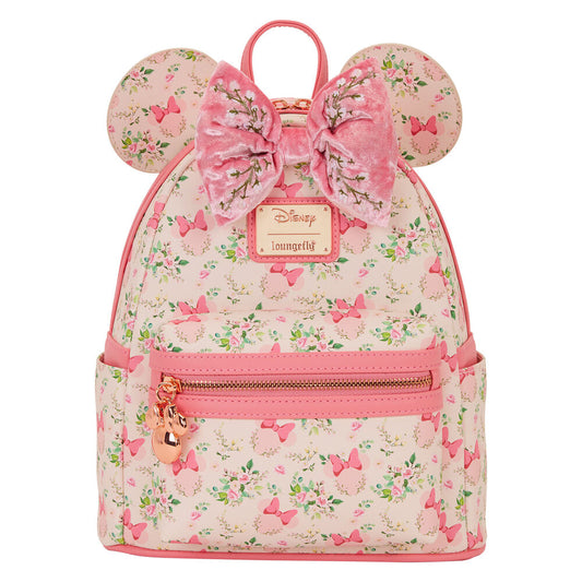 floral minnie disney loungefly backpack