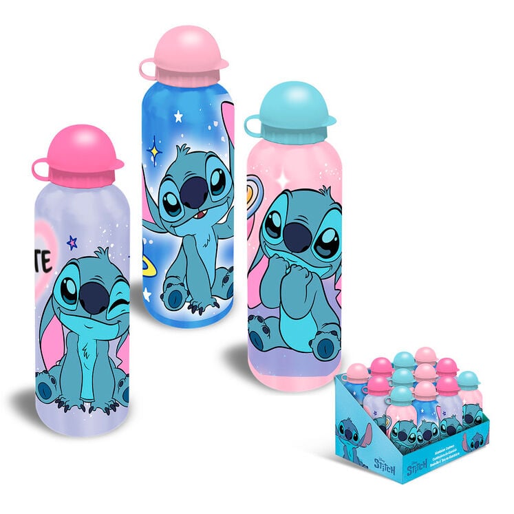Disney Stitch Aluminum Water Bottle 500ml Assorted
