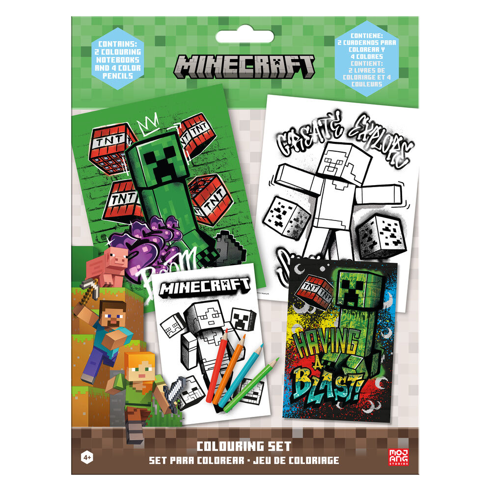 Ensemble de coloriage Minecraft