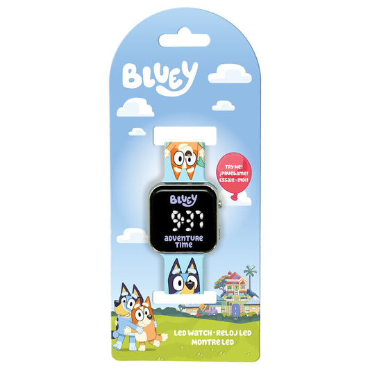 Orologio LED blu
