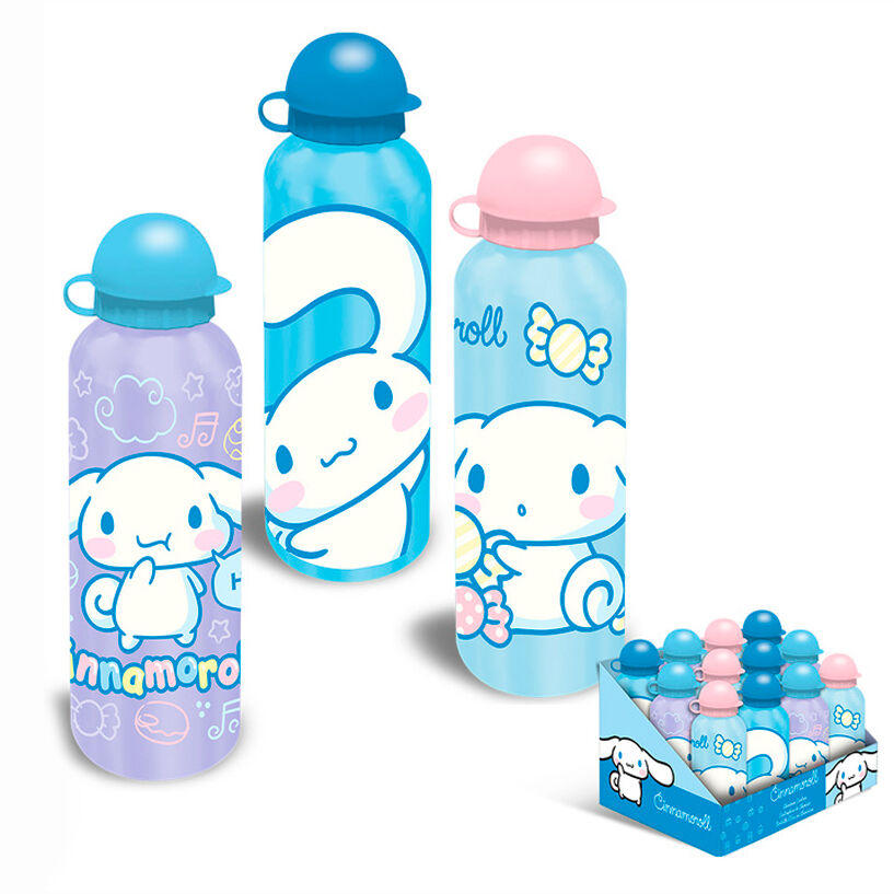 cinnamoroll hello kitty aluminum water bottle 500ml assorted