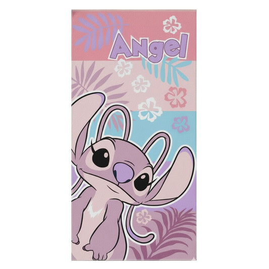 disney angel stitch microfiber towel