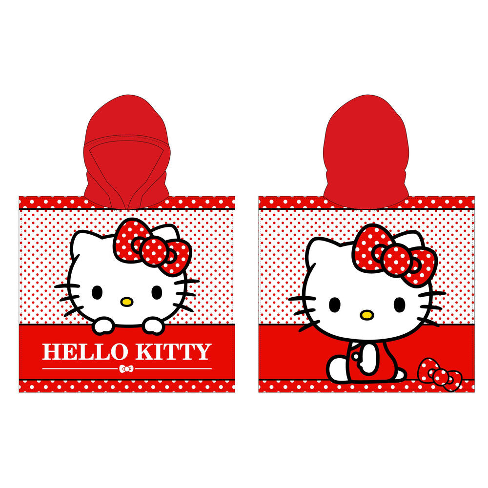 Hello Kitty microfiber towel poncho
