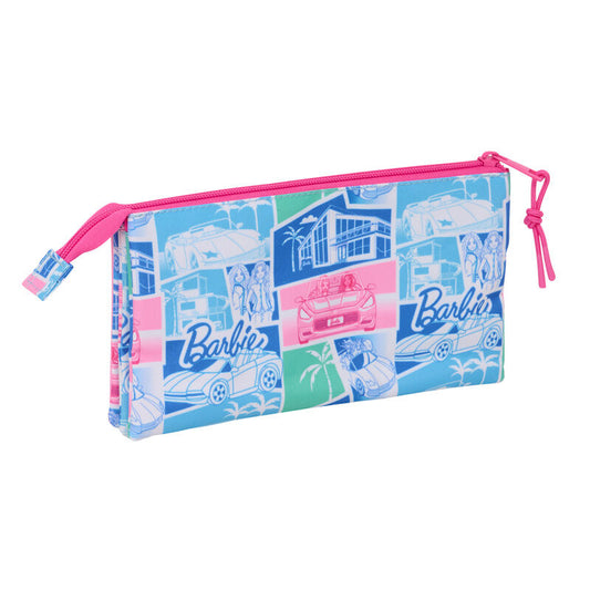 Good Day Barbie triple pencil case