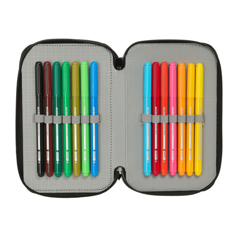 Batman DC Comics triple pencil case 37pcs