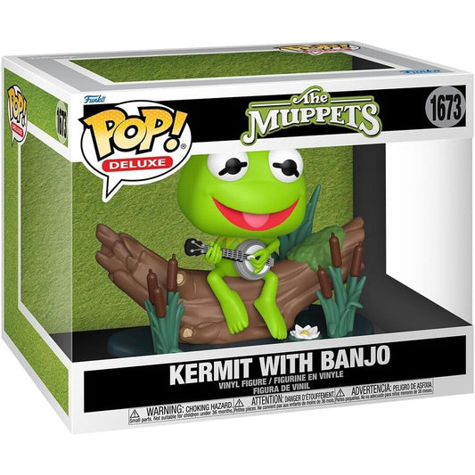 POP Deluxe Figure The Muppets Kermit with Banjo