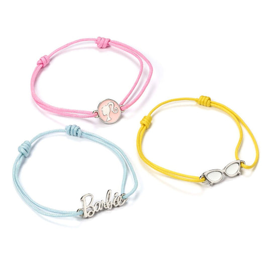 Juego de 3 pulseras de la amistad de Barbie