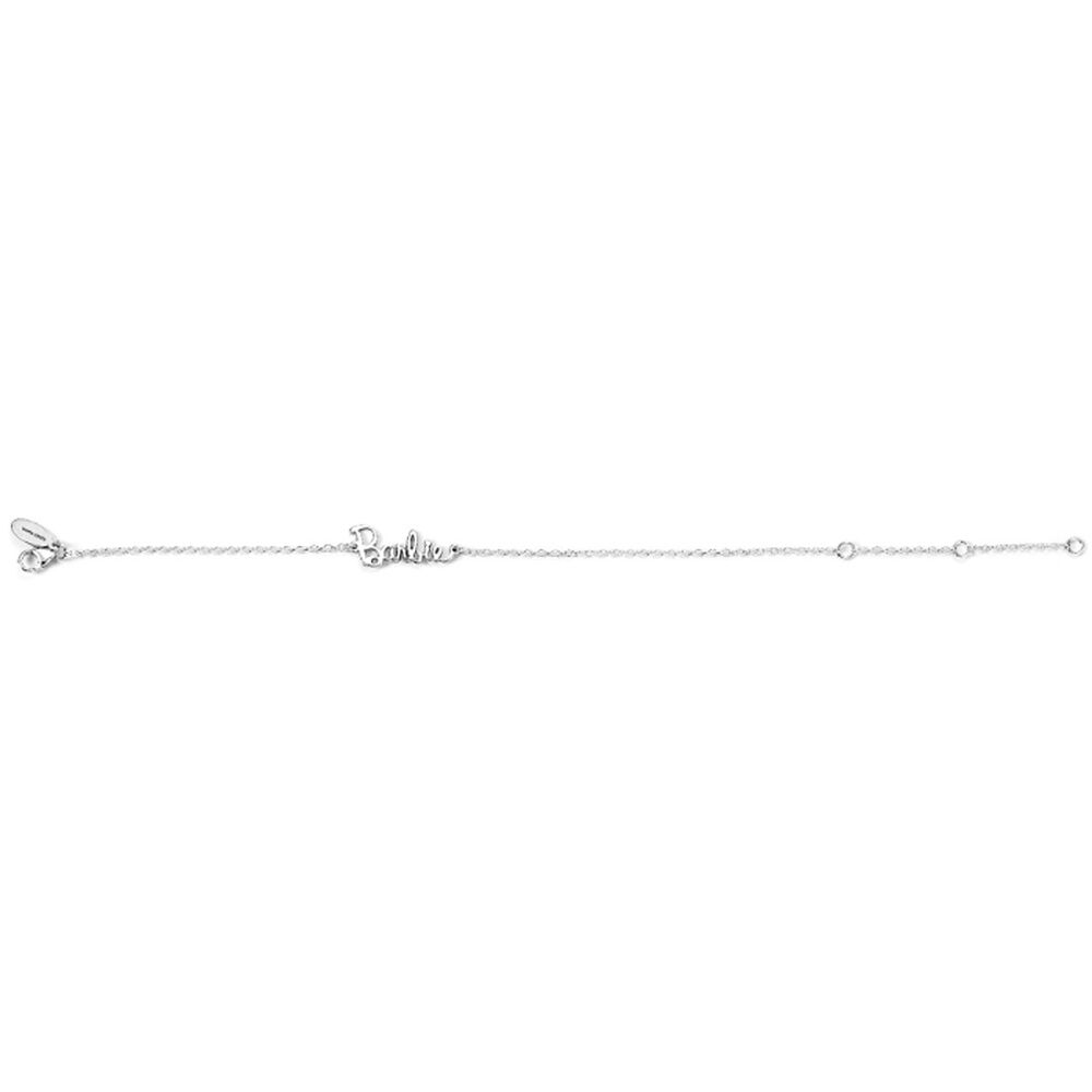 Barbie Logo Name Bracelet Silver