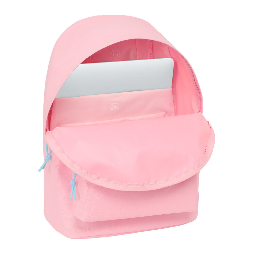 Zaino per laptop Benetton rosa pastello 41 cm