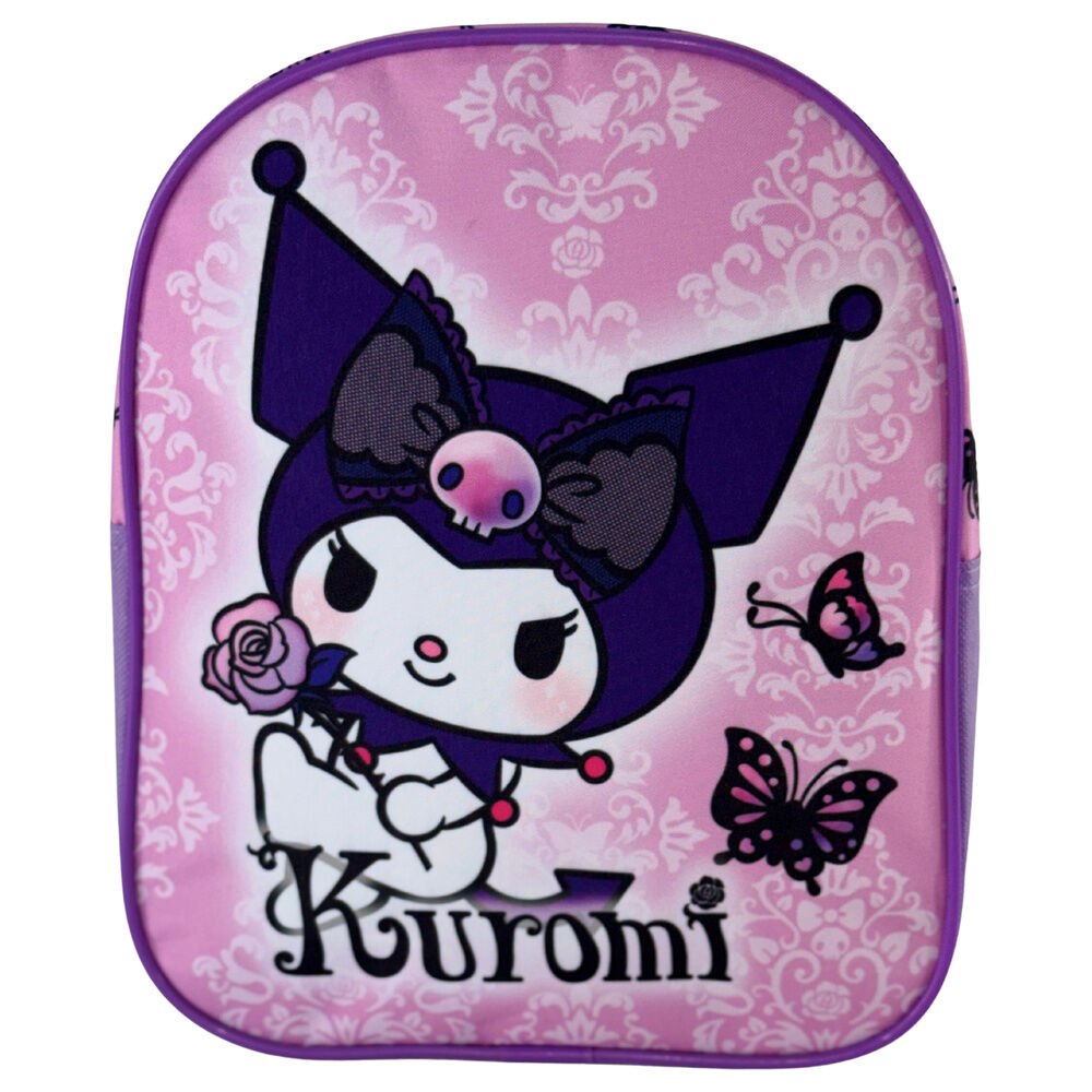 purple kuromi hello kitty backpack 26cm