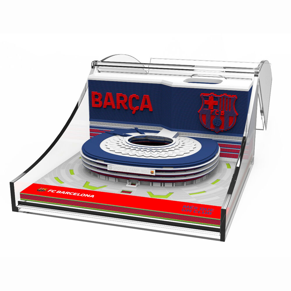spotify camp nou fc stadium 3d notepad barcelona