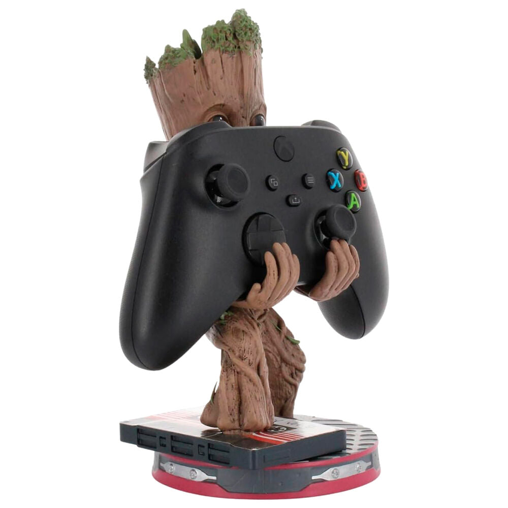 Suporte de 20 cm do Groot sorridente da Cable Guy Guardiões da Galáxia Marvel