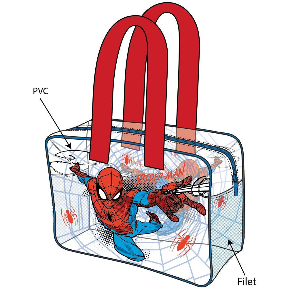 marvel spiderman beach bag