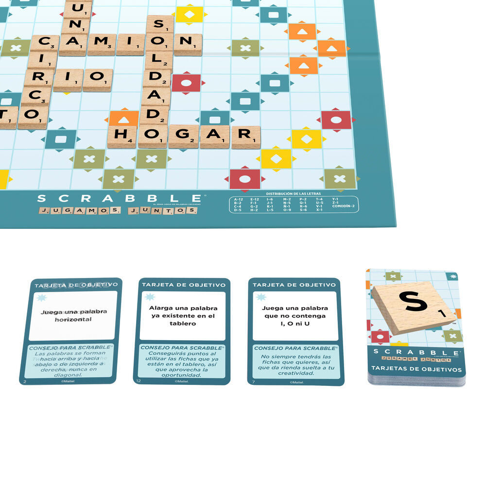 Scrabble Core Wood board game (Spanish)