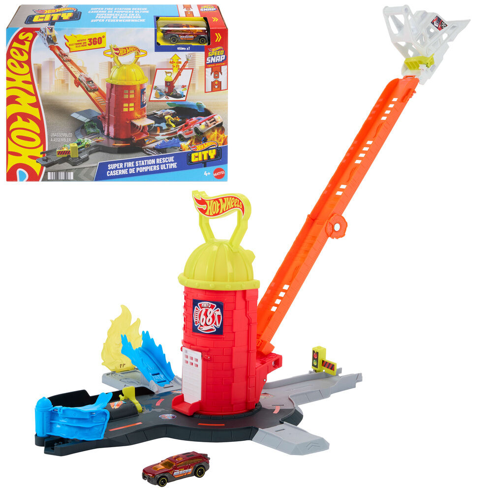 Caserne de pompiers Hot Wheels City