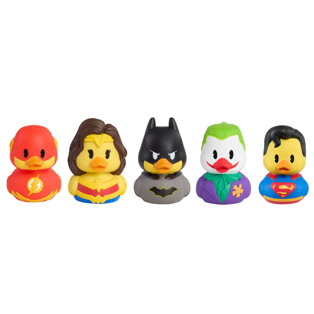 Surtido de superhéroes con patitos de goma de Warner Bros y DC Comics