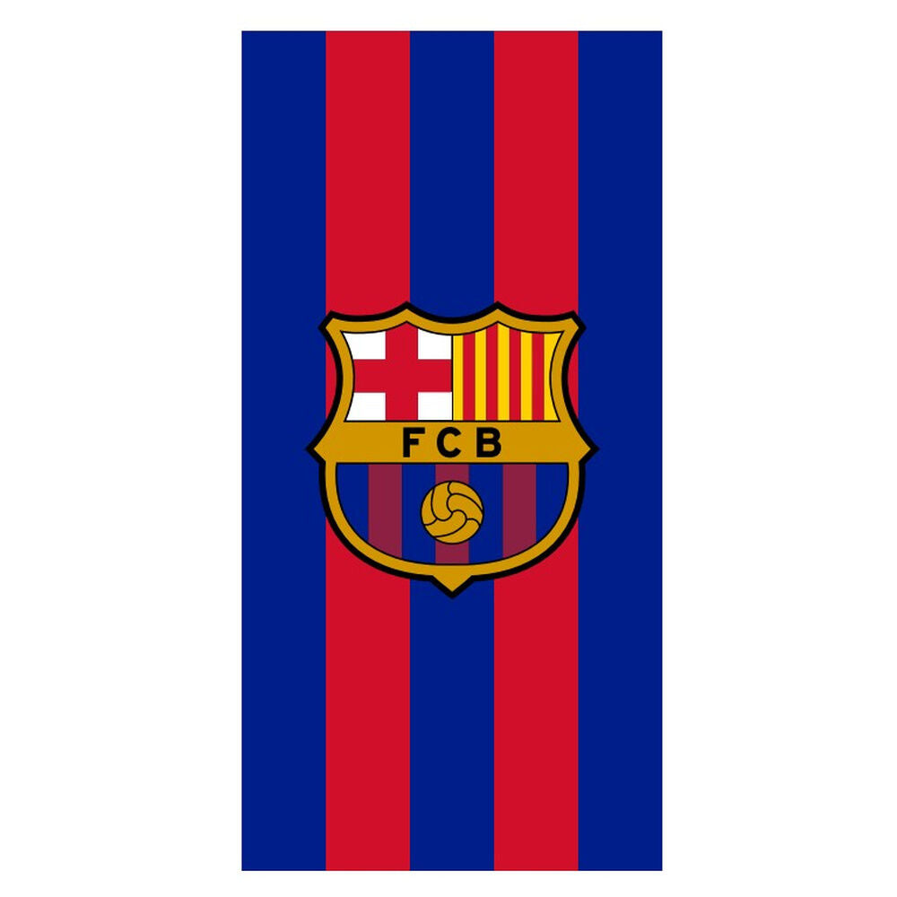 fc barcelona cotton towel