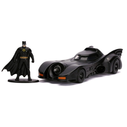 batman figure blister pack batmobile car 1989 metal dc comics