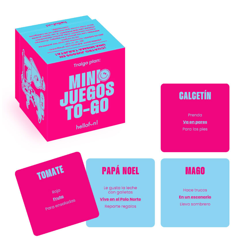 minigames to go game (spanish)