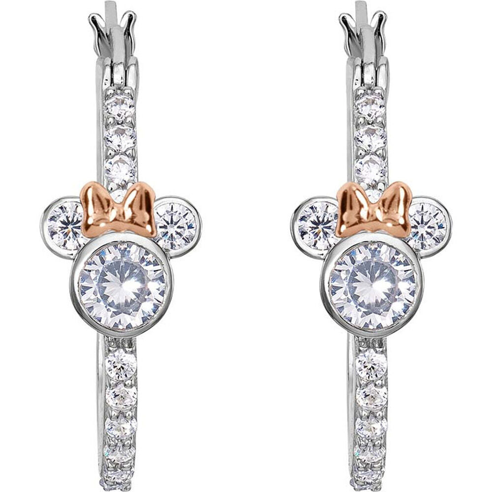 Minnie Mouse silver earrings