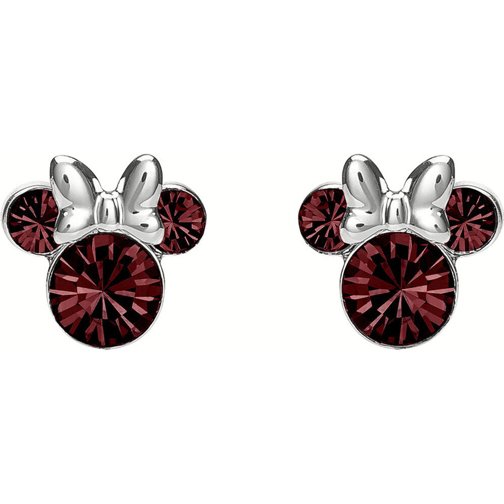 Minnie Mouse Disney silver earrings January