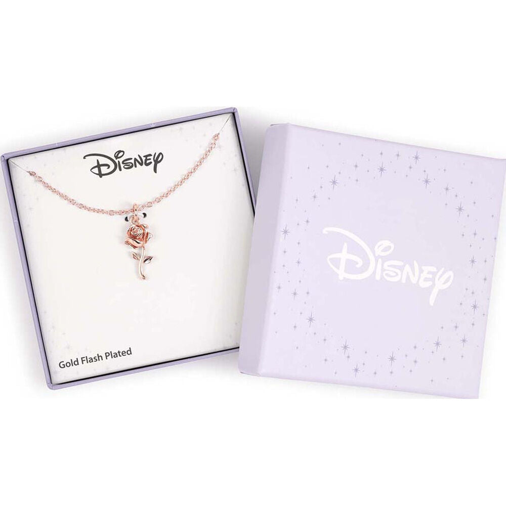 Pingente rosa da Bela e a Fera da Disney