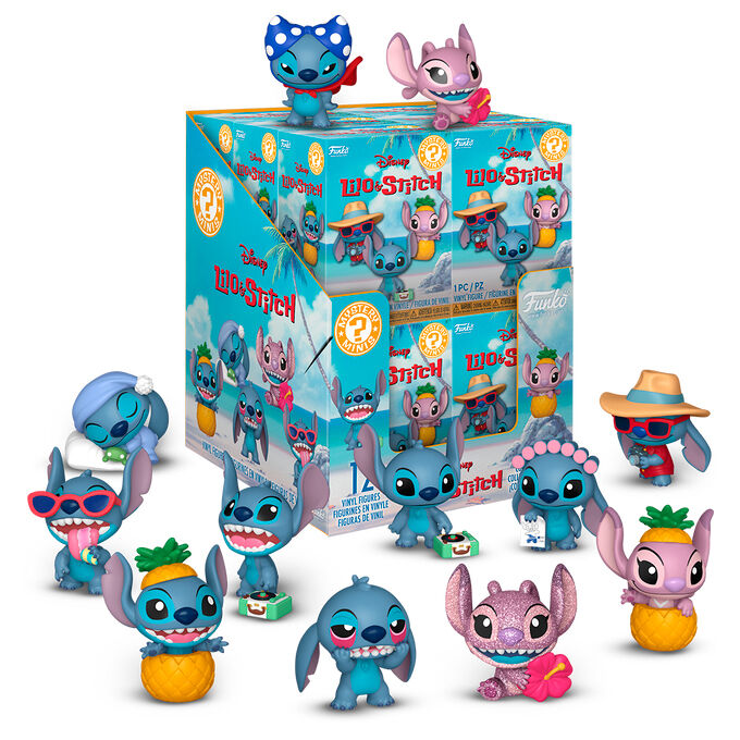 mystery mini disney lilo & stitch figures assorted