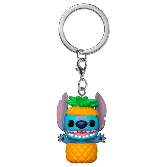 pocket pop disney lilo & stitch keychain stitch in pineapple