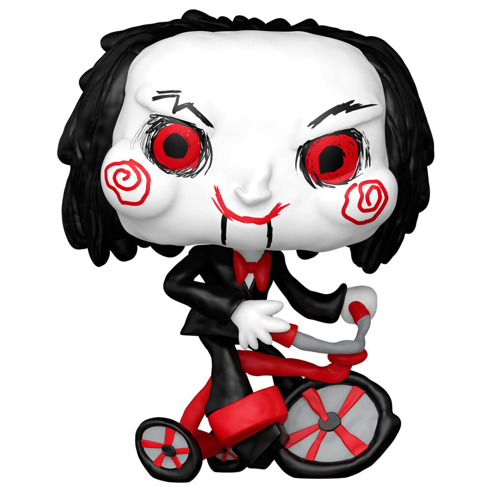 pop figure saw billy on bike