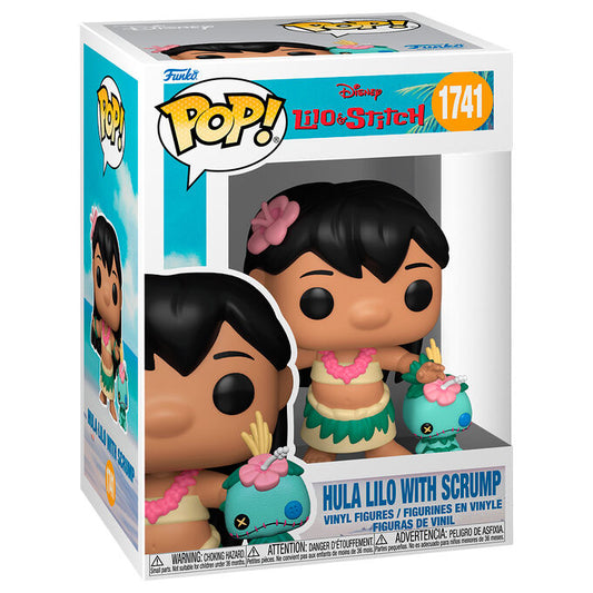 pop figure disney lilo & stitch hula lilo with scrump