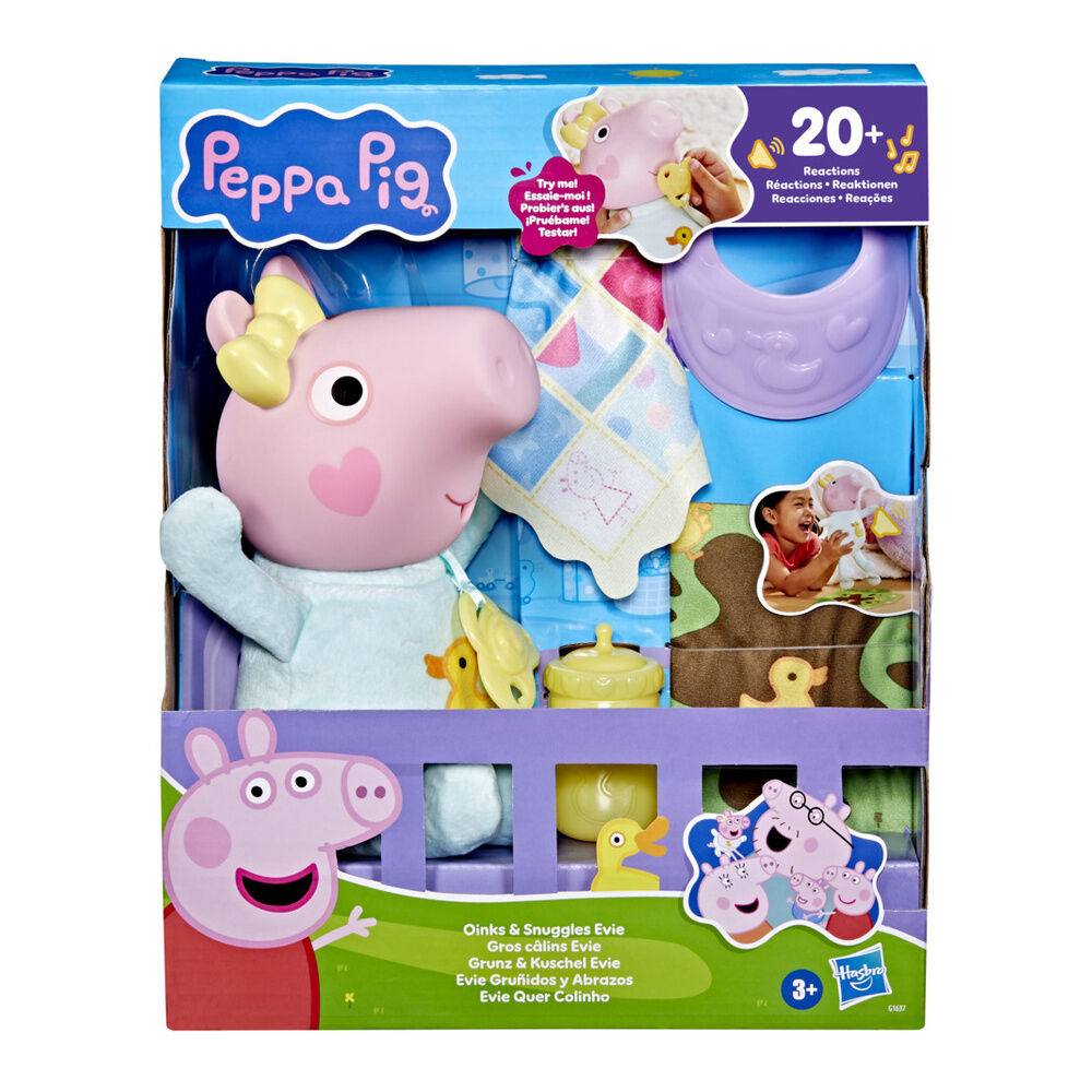 Evie Doll Grunts and Hugs Peppa Pig