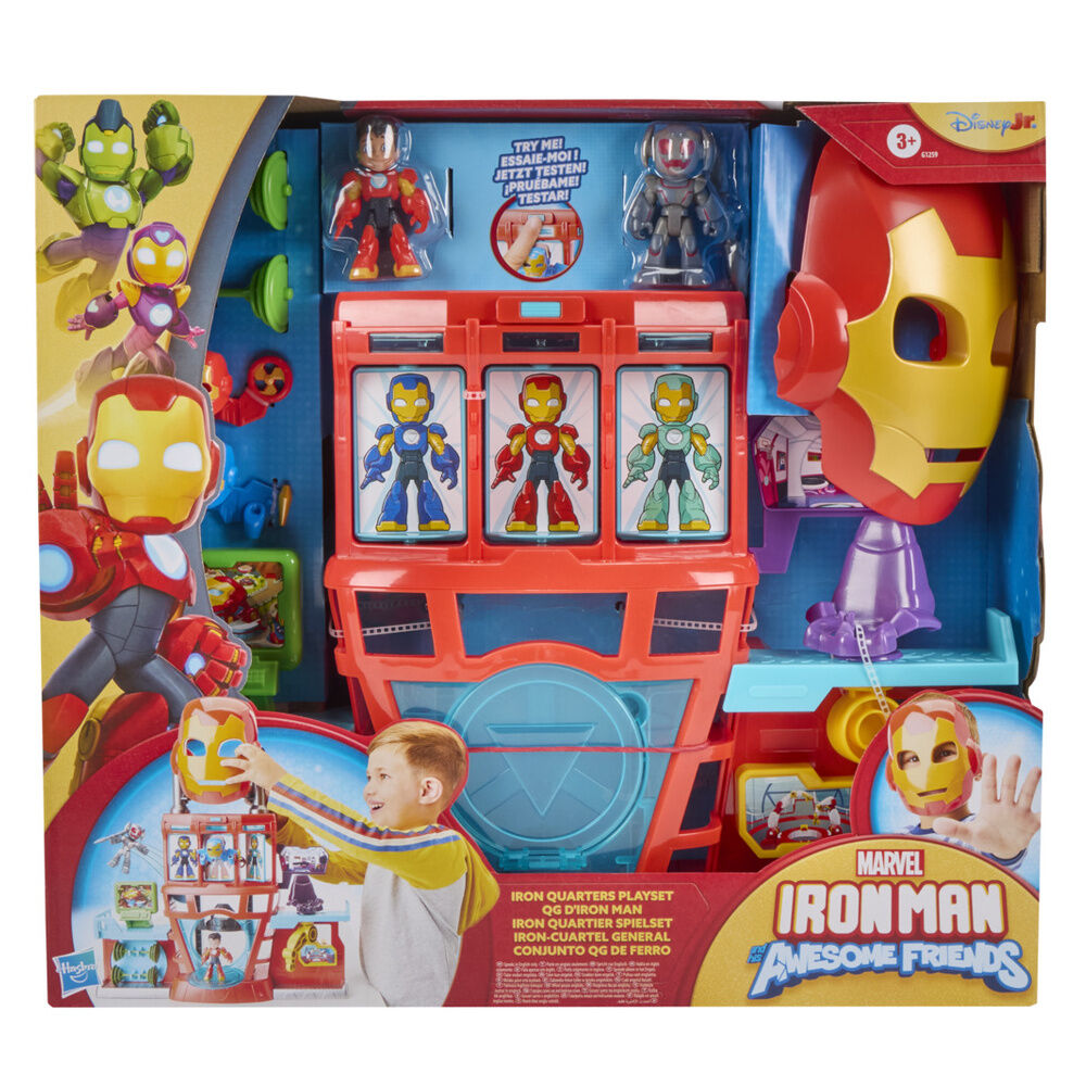 Iron Man und sein Superteam Marvel Hauptquartier Spielset