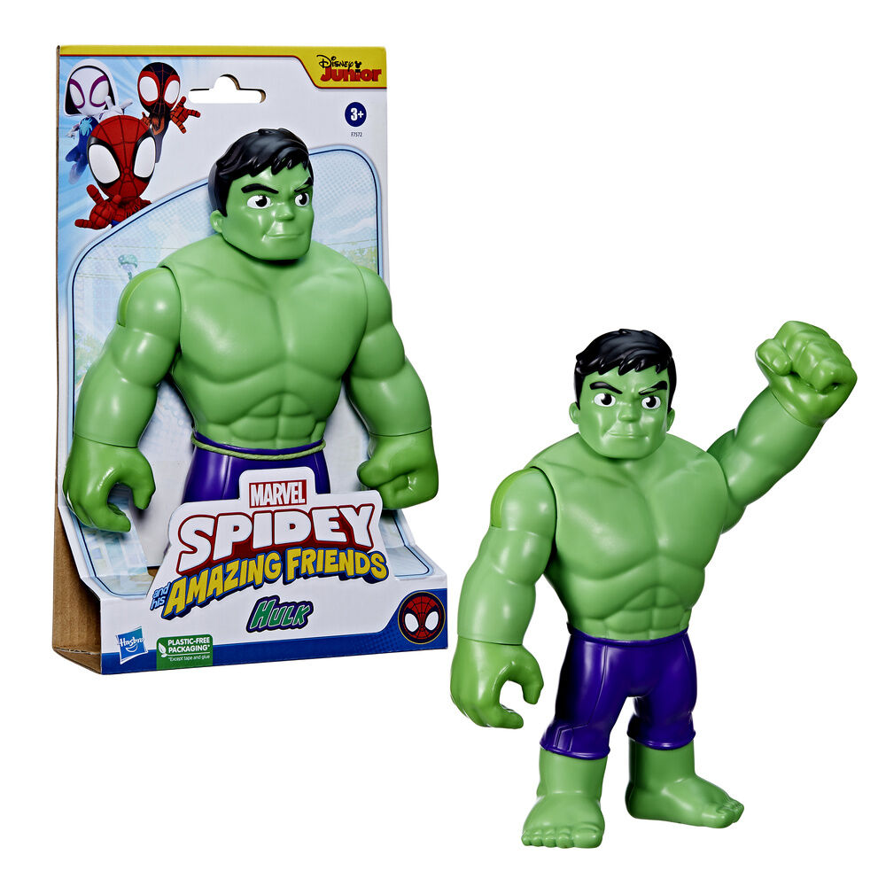 figure hulk spidey and his super team marvel 22cm