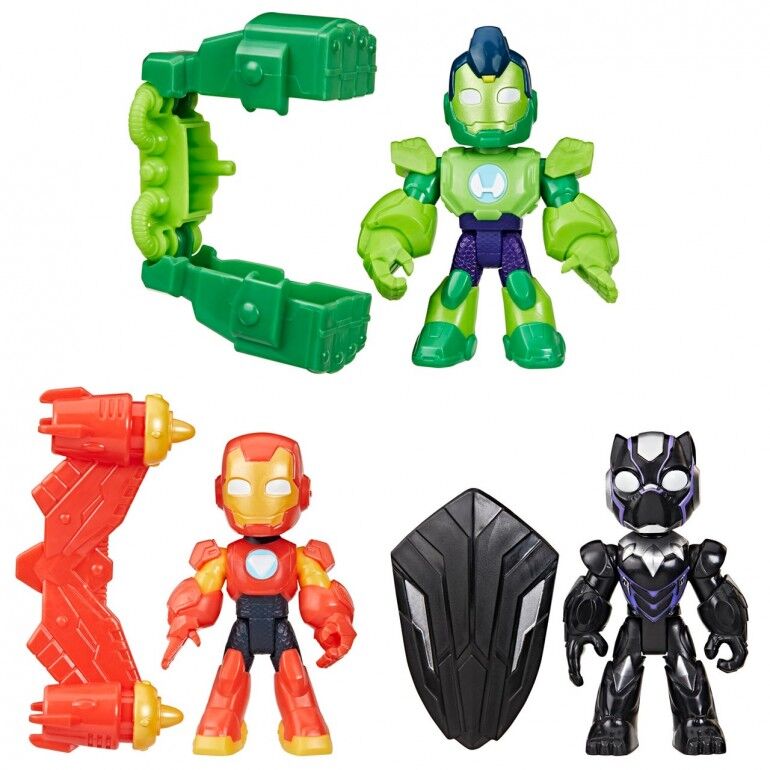 iron man and his super team marvel figure assortment
