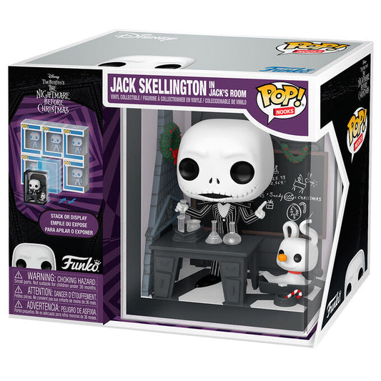 POP Nooks Disney Nightmare Before Christmas Jack Skellington in Jack's Room Figure