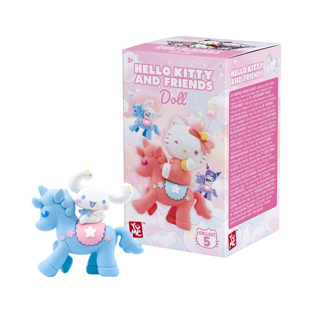 Figura sorpresa de unicornio de Hello Kitty y sus amigos 5 6 cm surtido
