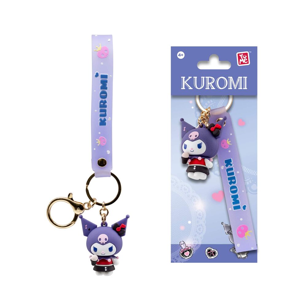 Kuromi Cute Outfit Hello Kitty and Friends figure keychain 5cm assorted