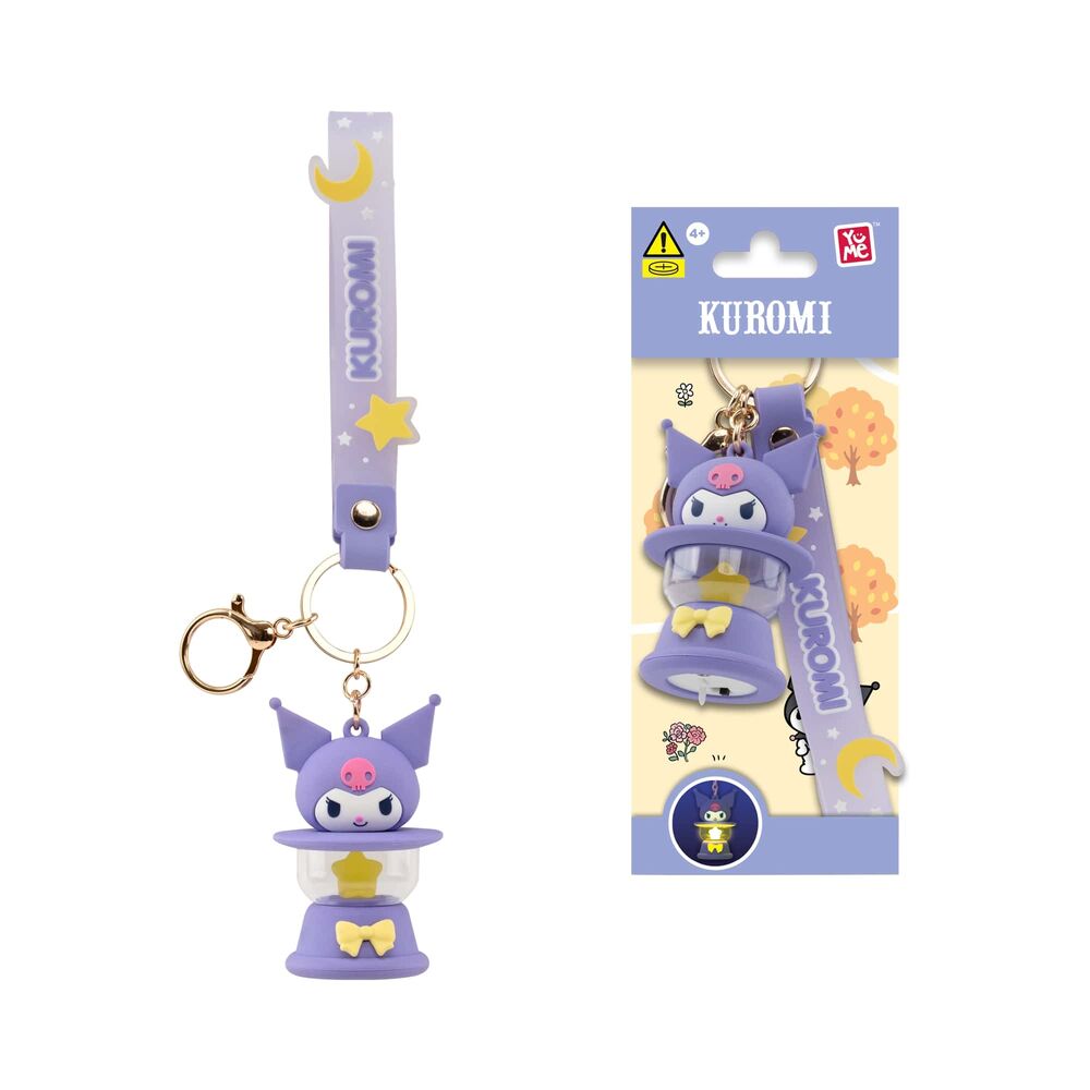 Chaveiro com figura de lâmpada de acampamento da Hello Kitty e seus amigos (sortidos)