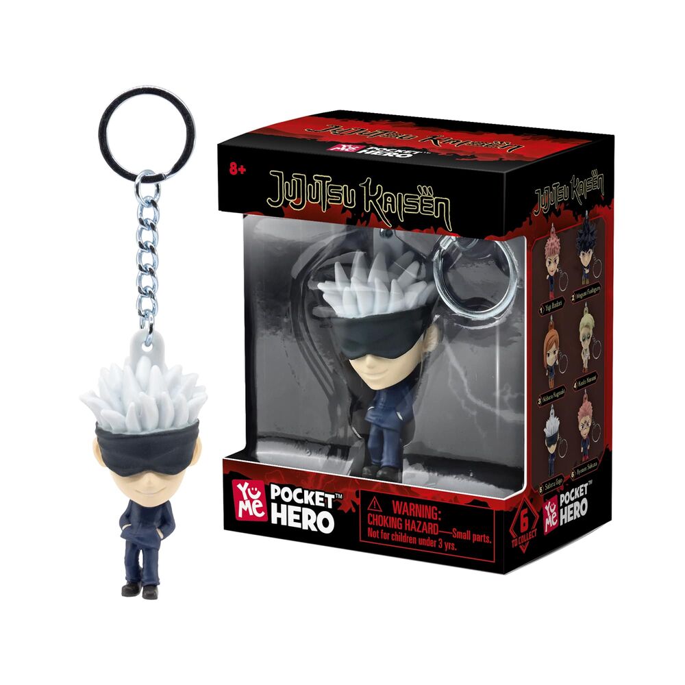 Brelok do kluczy Pocket Hero Jujutsu Kaisen 5 5 cm w różnych kształtach