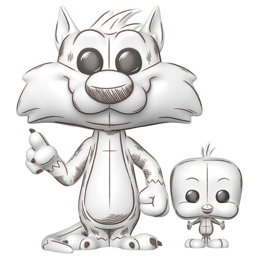 Figura POP de Silvestre y Piolín de Looney Tunes