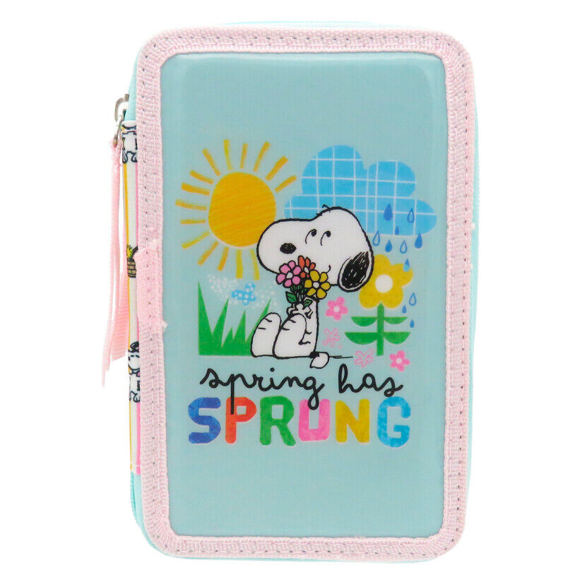 Snoopy Peanuts Triple Pencil Case