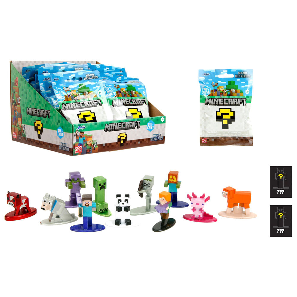Figurka Minecraft Surprise 4 cm różne metalowe figurki