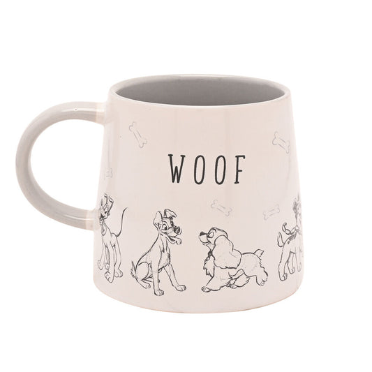 Tazza Disney con gatti e cani Woof