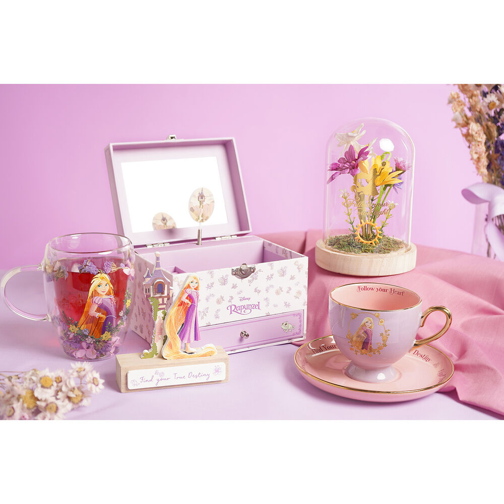 Xícara e pires da Rapunzel Princesas da Disney