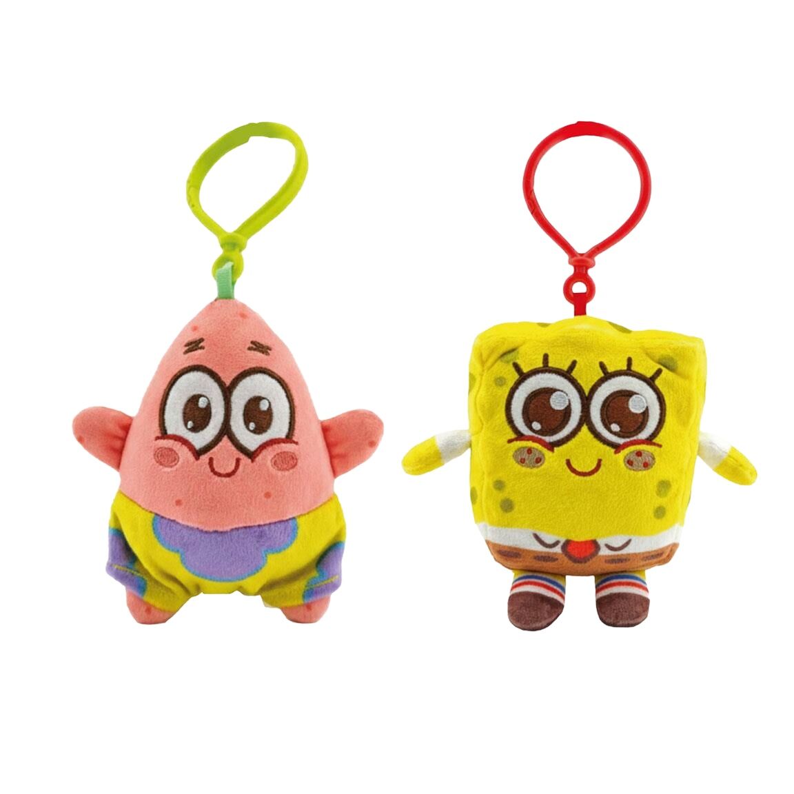 spongebob squarepants plush keychain assortment