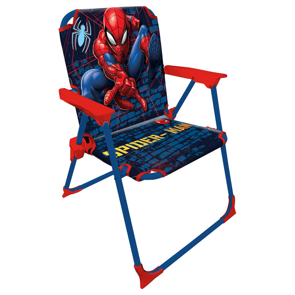 marvel spiderman folding chair